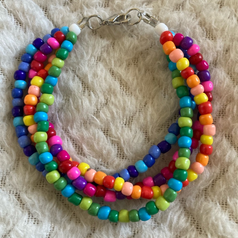 Handmade Colorful Beaded Bracelet